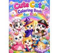 العنوان (Title) Cute Cats Coloring Book for Kids: Adorable Kawaii Kittens, Fun Animals, Easy and Relaxing Coloring Pages for Boys & Girls Ages 3-8: A ... and Easy Coloring Pages for Little Artists