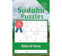 Title: Easy Nature Sudoku Puzzle Book: Nature Themed Sudoku | Help Calm the Mind, Relax, and Focus | 6x9 Inches, 110 Pages | 50+ Puzzles | Solutions Included