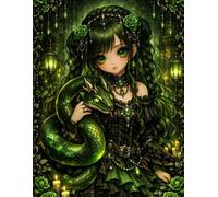 Title: Emerald Serpent Princess Notebook: Gothic Fantasy Lined Journal for Women and Teens | Elegant Space for Creative Writing, Personal Reflections and Everyday Inspiration