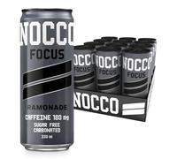 Title: NOCCO Energy Drink | 180mg Caffeine sugar free drinks enhanced with vitamins | pre workout fizzy drinks 12 x 330ml (Ramonade)