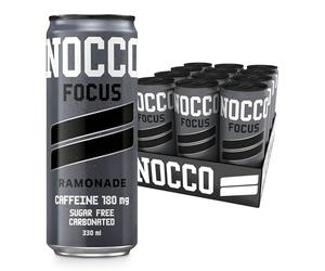 Title: NOCCO Energy Drink | 180mg Caffeine sugar free drinks enhanced with vitamins | pre workout fizzy drinks 12 x 330ml (Ramonade)