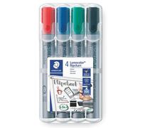 Title: STAEDTLER 356 B WP4 - Marcador (Negro, Verde, Azul y Rojo, Polipropileno)