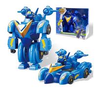 Title: Super Wings EU770353 - Super Robot Suit Jerome, Figura Convertible, Aprox. 18 cm, 2 en 1 Traje de Robot y Super Coche, Niño Juguete 3 4 5 6 7 8 9 10 Años Niño Niña