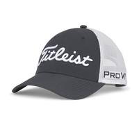 Titleist Gorra de béisbol de Malla Tour Performance para Hombre, Carbón/Blanco, Talla única