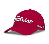 Titleist Gorra de béisbol Tour Performance para Hombre, Rojo/Blanco, Talla única