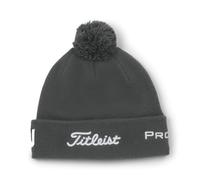 Titleist Tour Pom Gorro, Charcoal/White, Talla única Unisex Adulto