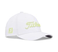 Titleist Junior Tour Performance - Gorra de Golf, Color Blanco/Lima Claro, Ajustable