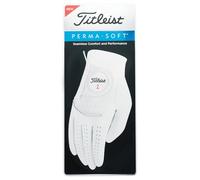Titleist PERMS Soft Guante DE Golf, Hombres, Blanco, M/L