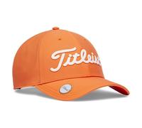 Titleist Players Performance - Gorra de Golf con Marcador de Pelota, Llama/Blanco, Ajustable