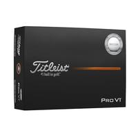 Titleist Pro V1 - Pelota de Golf de alineación Mejorada, Paquete de 12, Color Blanco