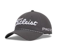 Titleist Tour Breezer - Gorra de Golf, Color carbón/Blanco, Ajustable
