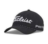 Titleist Tour Breezer Gorra de Golf, Negro/Blanco, Ajustable