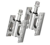 TiTo Titanium Pedales para Bicicletas Ultraligero Antideslizante Pedales Bicicleta Montaña con Pedales de Aleación de Aluminio y Ejes de Titanio para Bicicleta Pedales BTT de Ciudad(Titanio0)