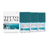 TITTO BLUNI - Acqua Uomo Pack de 3 x 30 ml, Colonia Hombre, Formato Viaje en Spray, Perfume Hombre, Eau de Toilette Natural y Masculina, Aroma Especiado e Intenso, Fragancia Atractiva y Duradera