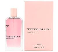 TITTO BLUNI - Assoluto Donna 150 ml, Colonia Mujer, Perfume Formato Spray, Eau de Toilette Natural y Femenina, Aroma Floral Afrutado, Fragancia Fresca y de Larga Duración