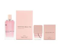 TITTO BLUNI - Assoluto Donna Promoción 150 ml + 30 ml, Colonia Mujer, Pack 2 Productos, Perfume Formato Spray, Eau de Toilette Femenina, Aroma Floral Afrutado, Fragancia Fresca y de Larga Duración