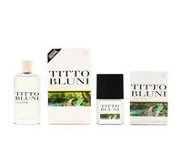 TITTO BLUNI - Cologne Uomo Promoción 150 ml + 30 ml, Colonia Hombre, Perfume Formato Spray, Eau de Toilette Natural y Masculina, Aroma Amaderado y Aromático, Fragancia Intensa y de Larga Duración