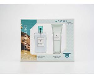 TITTO BLUNNI - Acqua Donna, Estuche Regalo de Mujer, Pack de 2 Piezas (Perfume 75 ml + Crema de Cuerpo 100 ml)
