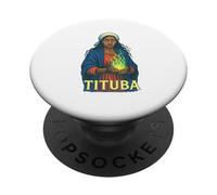 Tituba Salem, Leyenda Popular del Juicio de Brujas, diseño Espeluznante PopSockets PopGrip Adhesivo