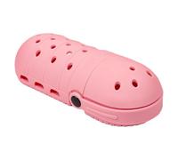 Titular de cepillo de silicona, estuche de pincel,Forma de zapato de agujero Sleek Soft Silicone Lightweight Brushder - Bolsa de cosméticos impermeable para viajar