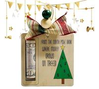 Titular de Dinero de Reno, Titular de Efectivo de Navidad | Divertidos titulares de Billetes navideños,Adornos Divertidos para Guardar Dinero para niños, mamá, Amigos, decoración del Coche