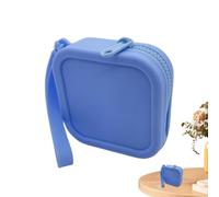 Titular De Dinero De Silicona: Caja De Monedas Flexibles, Mini Bolsa De Efectivo | Billetera De Cambio Cuadrado Con Cremallera Suave Para Moneda Suelta, Contenedor Portátil Para Uso Diario, Mini Bille