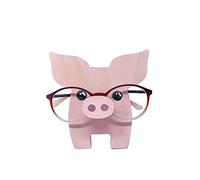 Titular de gafas Estante para gafas de animales, 1 unidad, tallas de madera de animales en 3D, estante de exhibición de gafas de sol, soporte de exhibición de gafas, soporte de joyería, escaparate Adorno de escritorio con soporte de exhibición de anteojos