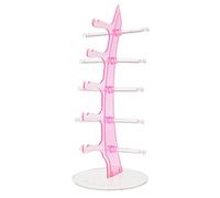 Titular de gafas Gafas de sol acrílicas, anteojos, estante de exhibición, soporte de marco para pulsera de joyería o exhibición de pendientes Adorno de escritorio con soporte de exhibición de anteojos