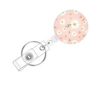 Titular De La Empleado Tarjeta Retráctil Con Clip Bolsillo Metal Para Uso En Hospital Oficina Escuela Y Viajes Cordón Metal Retráctil