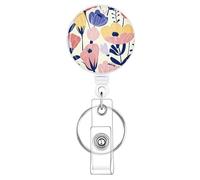 Titular De La Empleado Tarjeta Retráctil Con Clip Bolsillo Metal Para Uso En Hospital Oficina Escuela Y Viajes Cordón Metal Retráctil