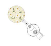 Titular De La Empleado Tarjeta Retráctil Con Clip Bolsillo Metal Para Uso En Hospital Oficina Escuela Y Viajes Cordón Metal Retráctil