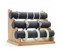 Titular de la joyería Titular de pulsera de 3 niveles, Soporte de Organizador de Joyería y Pantalla, Soporte de exhibición de pulsera desmontable, Reloj de pulsera con estilo Organizador Soporte organ
