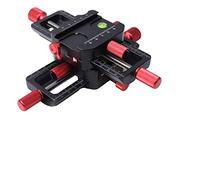 Titular de la lente de la cámara 150 mm de 4 vías enfoque macro Rail Plate deslizante cabeza con Arca-Swiss Fit abrazadera de liberación rápida for trípode de cámara de Joby Trípode para cámara