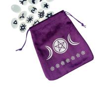 Titular de la Tarjeta del Tarot con cordón de Terciopelo y satén Duradera y | doméstica para runas, cartas de oráculo, baraja de tarot estándar