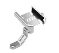 Titular De Navegación Soporte De Navegación GPS para Teléfono Motocicleta para R1200GS ADV R1250GS F750GS F850GS G310GS F800GS F650GS Aluminio CNC(Plata2)