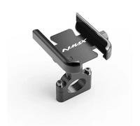 Titular De Navegación Soporte De Navegación para Motocicleta para NMAX125 NMAX155 para Teléfono Móvil En El Manillar, Extensión Frontal para GPS(Negro 1)