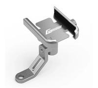 Titular De Navegación Soporte De Navegación para Teléfono Motocicleta para C650 Sport C650GT 2012-2025 Montaje para Espejo GPS En El Manillar(Plata2)