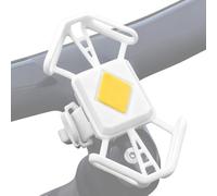 Titular del teléfono de bicicleta,Abrazadera con amortiguador de silicona Set - Portabicicletas