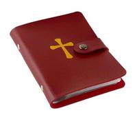 Titular la tarjeta oración | Tarjetero piel sintética | Estuche organizador tarjetas oración bolsillo con cierre a presión | Álbum tarjetas oraciones católicas, libro para tarjeta conmemorativas