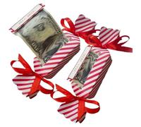 Titulares de dinero de Navidad de 2 piezas por dinero en efectivo, 8 x 3 x 2 Camshonores de dinero inspirados en el dinero, caja de dinero por regalo en efectivo, caja de dinero sorpresa de Navi