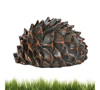 Título de llave hidder para puerta de piedra con llave exterior fabricada en resina sintética para el área exterior de la estimulación del escondite de sustitución decorativa para caminos, puertas