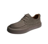 Título del producto: Mocasines casuales para hombre, clásicos y cómodos, versátiles, para ancianos, gris, 41 EU