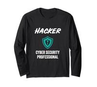 Título oficial del puesto de hackers profesionales de seguridad cibernética Manga Larga