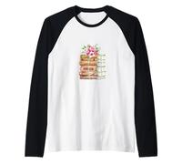 Títulos de Libros Bronte Sisters Camiseta Manga Raglan