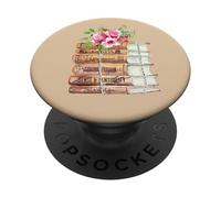 Títulos de Libros de Jane Austen PopSockets PopGrip Adhesivo