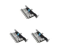 Tityvirnix Juego de 3 controladores de velocidad de 12 V para ordenador y PC, 4 pines, controlador de velocidad de 3 pines, 3 juegos C de 3.9 x 2 x 1.2 pulgadas