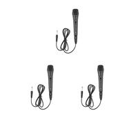 Tityvirnix Juego de 3 micrófonos vocales cardioides dinámicos con cable XLR