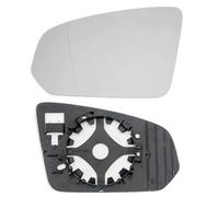 TIUEO Cristal de Espejo Retrovisor Reemplazo para Volvo V60 2017-2022 Cristal De Espejo Retrovisor Lateral Izquierdo y Derecho Calefactable con Placa de Respaldo,Left