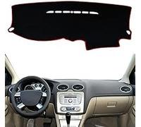 TIUEO Cubierta para Salpicadero de Coche para Ford Focus 2005-2009 2010 2011 Coche Interiores Accesorios Antideslizante Fundas Alfombrilla para Cubrir el Salpicadero,A-Black-LHD