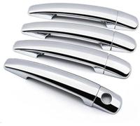 TIUEO Manija Puerta Exterior del Coche para Peugeot 207 308 Citroen C4 C6 2004-2009 2010 Manijas Exteriores Las Puertas Coche Delantera Trasera Izquierda Derecha Accesorios